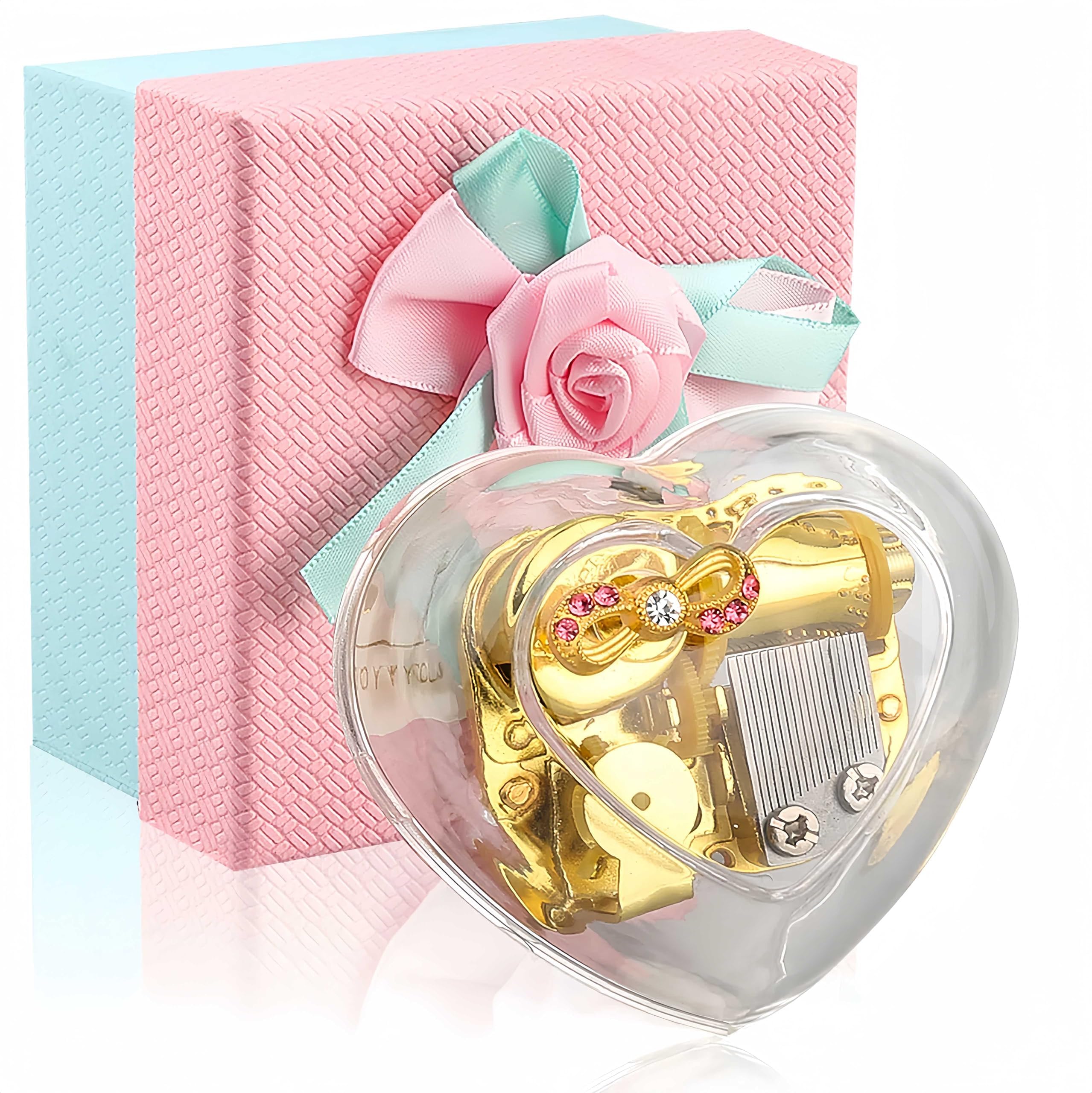 Amazon.co.jp: AUTMORAN A Time for Us オルゴール、ハート型クリア